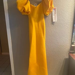 Yellow Cocktail Dress